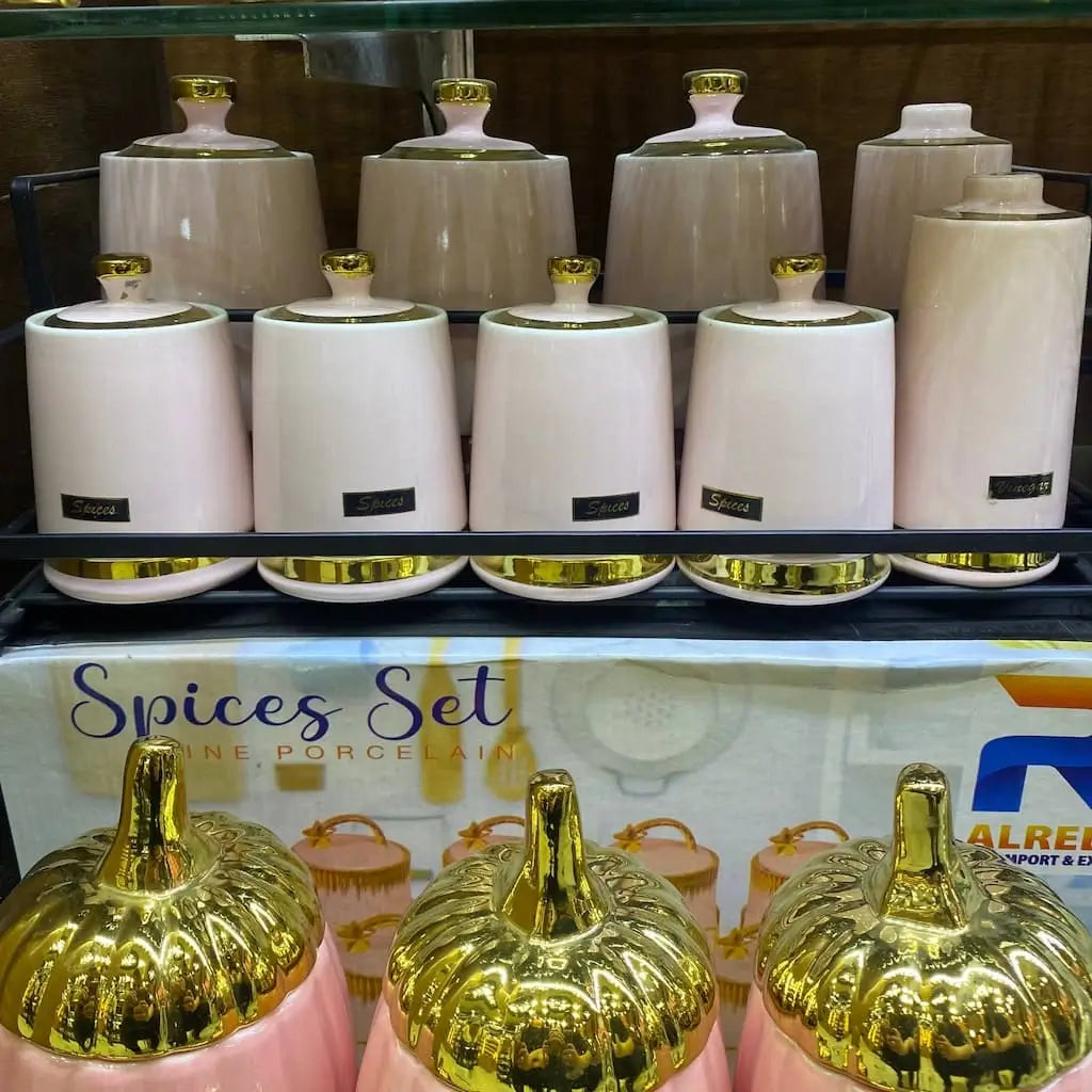 طقم توابل بورسلين 9 قطع موديل (2)