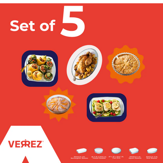 طقم بايركس 5 قطع - VERREZ