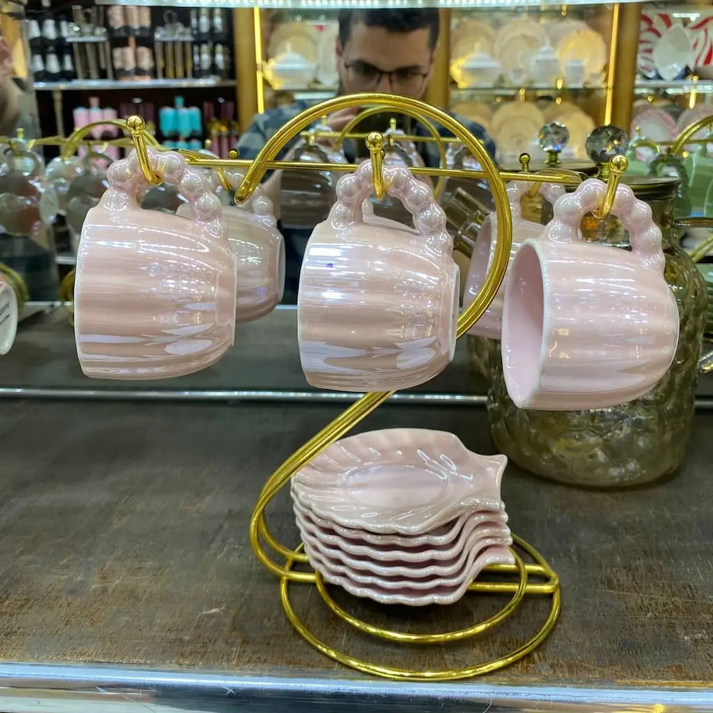 طقم قهوة 13 قطعة موديل (37)