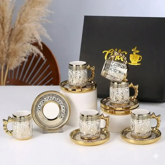 طقم قهوة 12 قطعة - (موديل LC12)