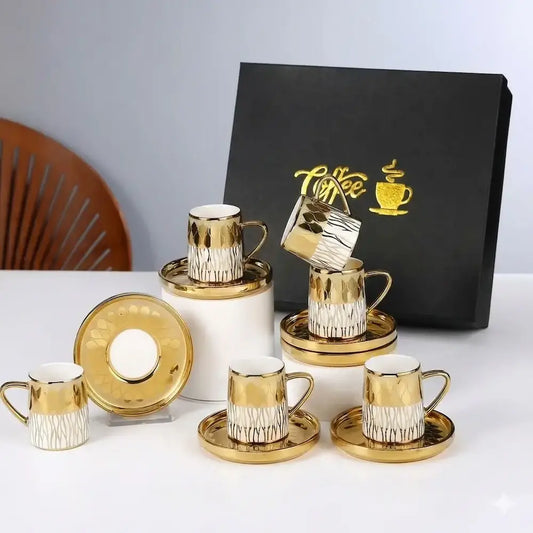 طقم قهوة 12 قطعة - (موديل LC15)