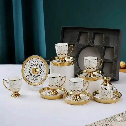 طقم قهوة 12 قطعة - (موديل LC05)