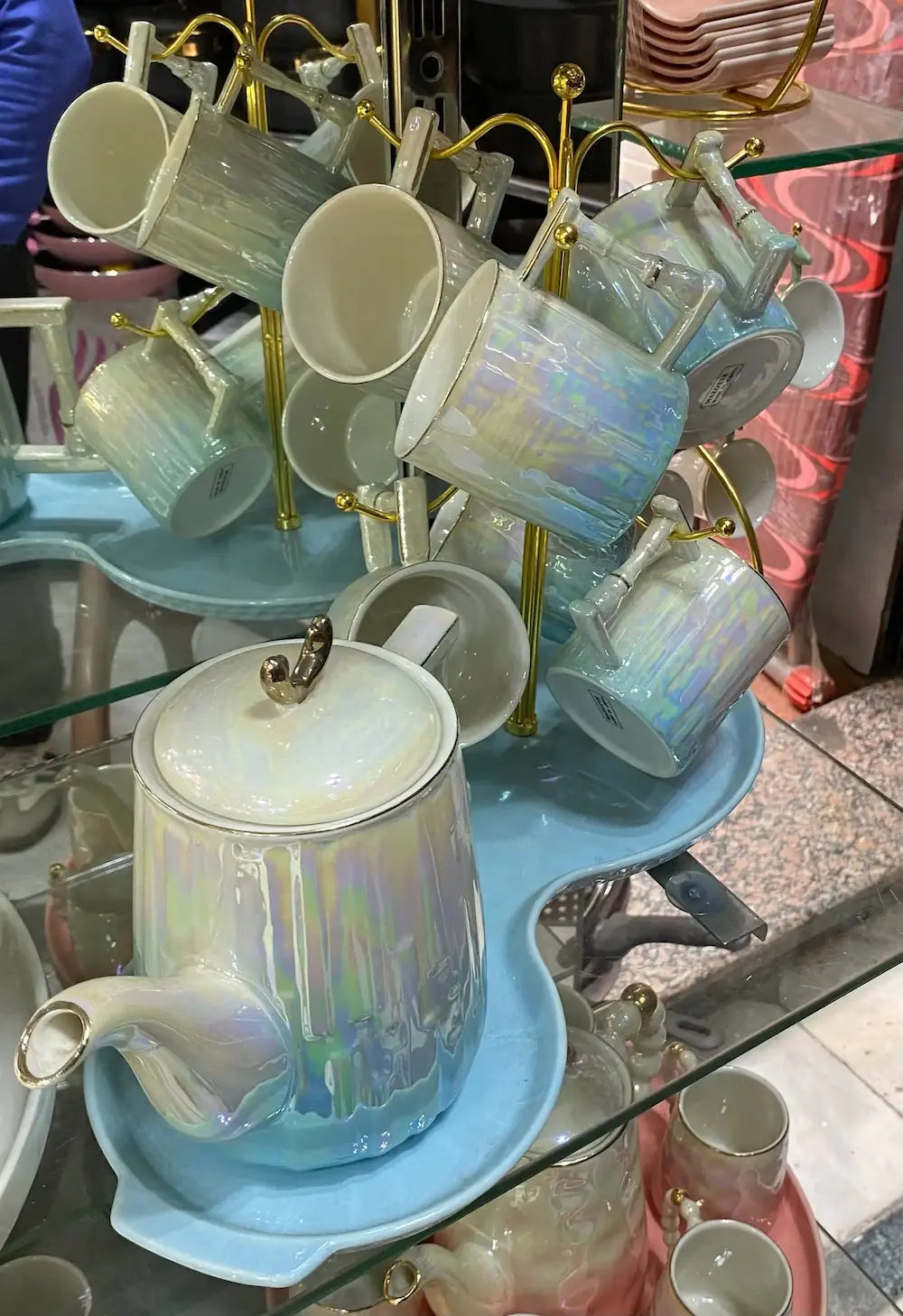 طقم شاي 8 قطع موديل (6)