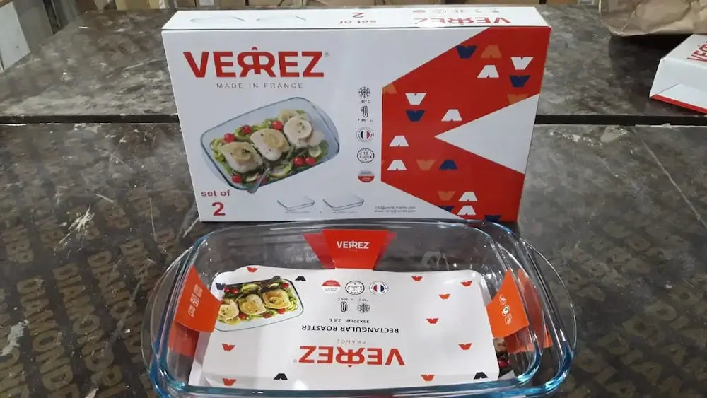 طقم 2 قطعة مستطيل - VERREZ