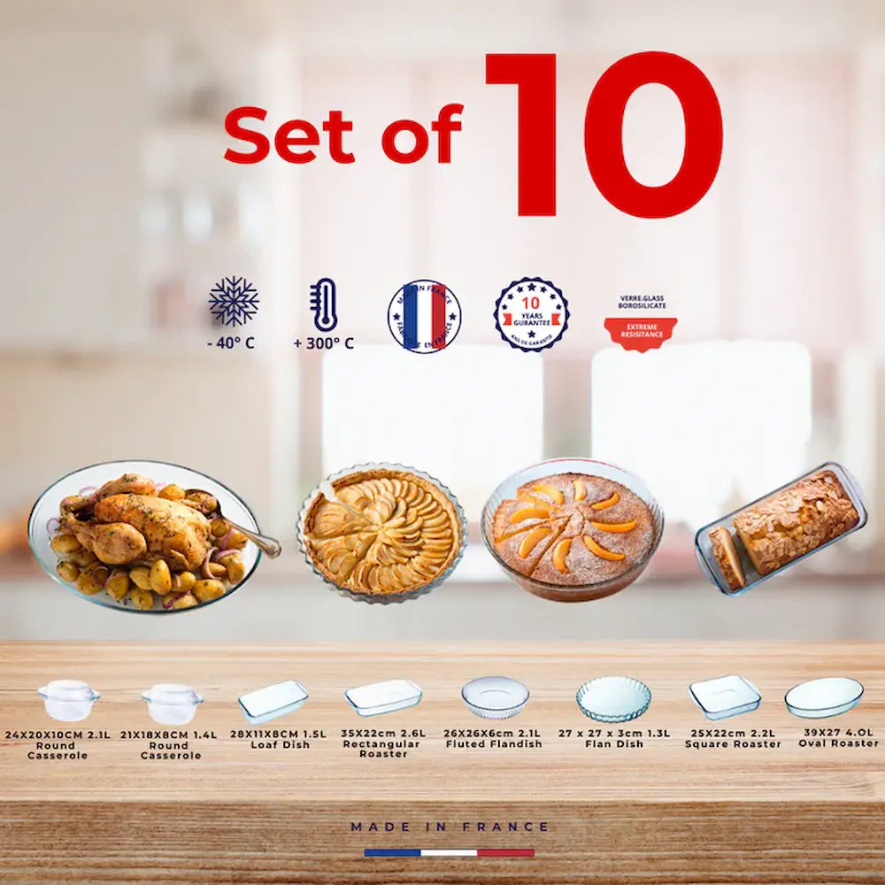 طقم 10 قطع - VERREZ