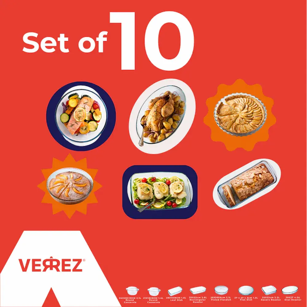 طقم 10 قطع - VERREZ