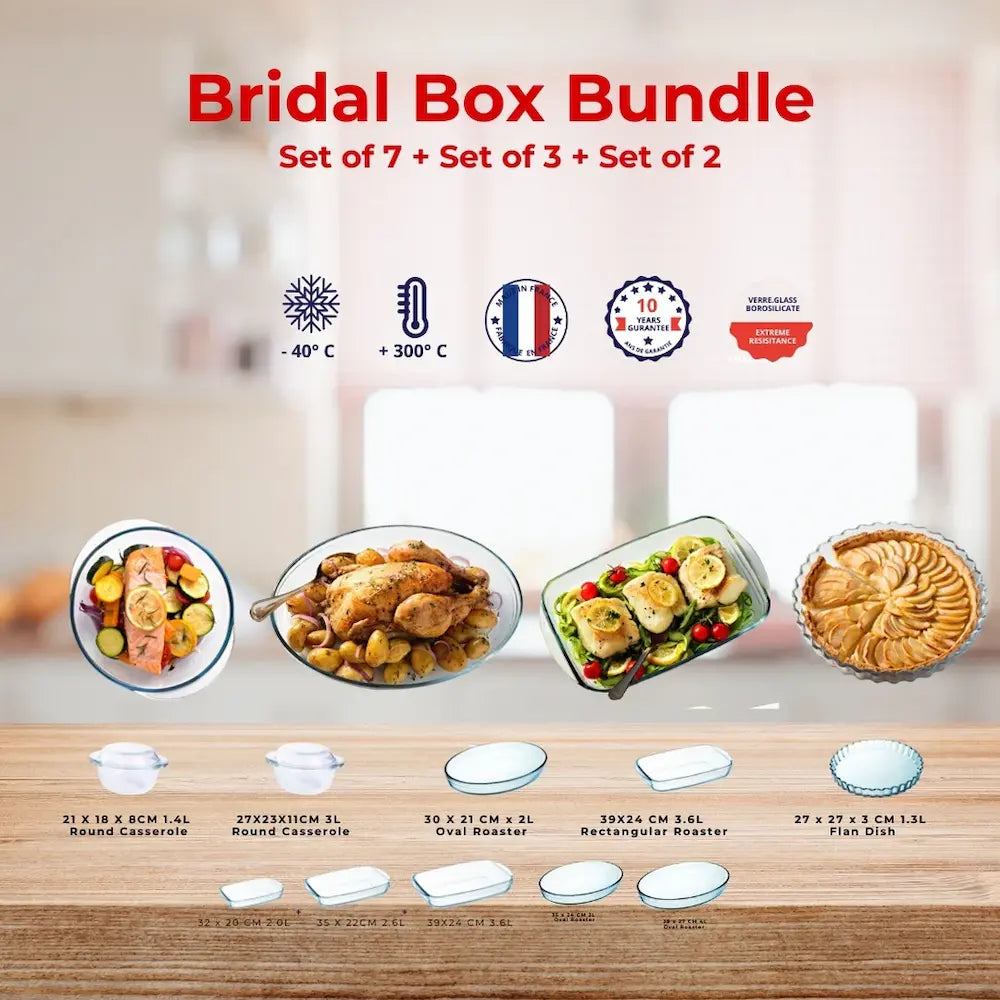 (7+3+2) طقم العروسة 12 قطعة - VERREZ